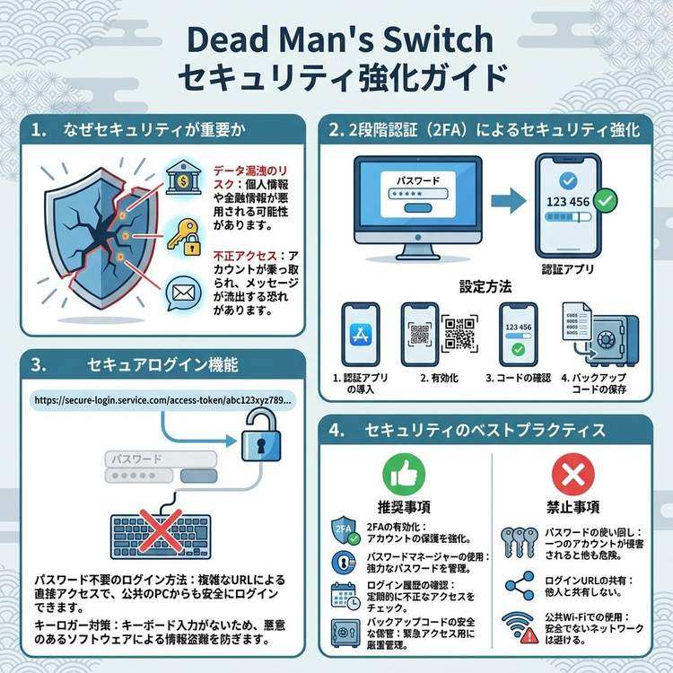 2段階認証とセキュアログインでメッセージを守る方法