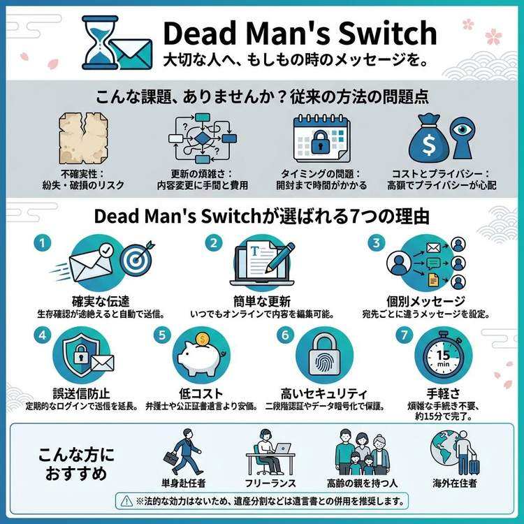 どうしてDead Man's Switchを利用するのか