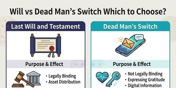Dead Man's Switch vs Traditional Wills: A Digital Age Comparison